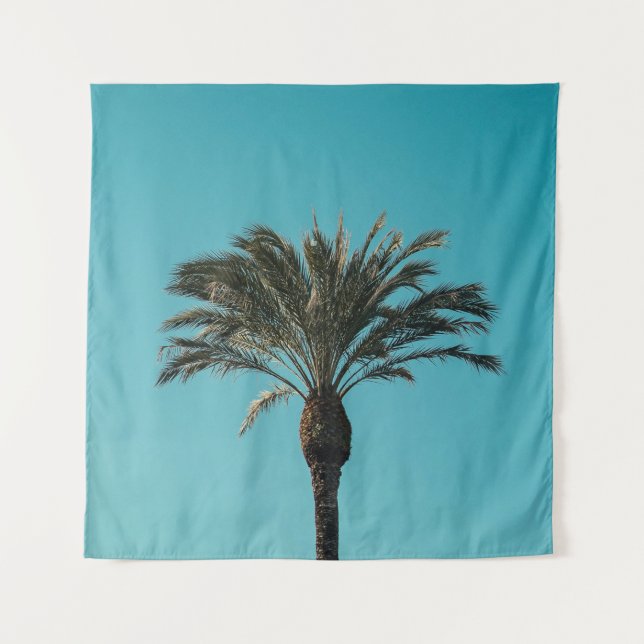 Green palm tree tapestry (Front)