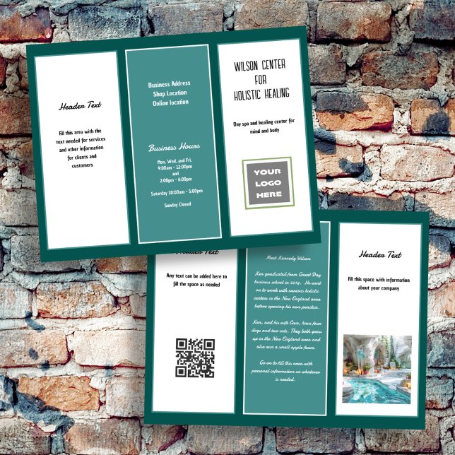 Green Panels Any Business Brochure Template (Creator Uploaded)