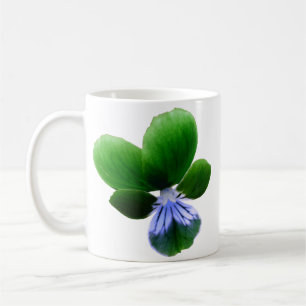 Green Pansy Mug