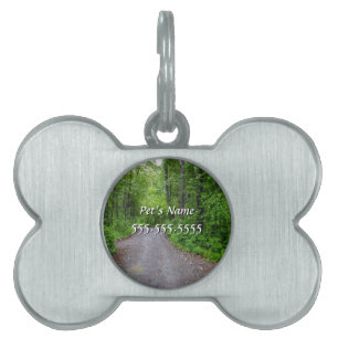 Green Paradise Pet Name Tag