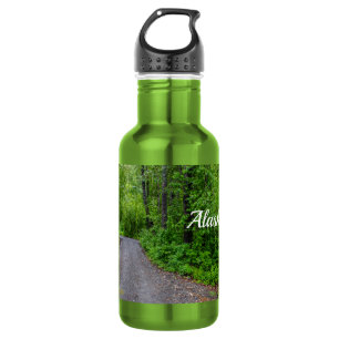 Green Paradise Stainless Steel Water Bottle