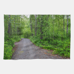 Green Paradise Tea Towel