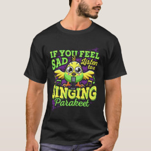 Green Parakeet Budgie Bird Budgerigar for a Bird o T-Shirt