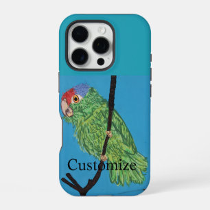 green parrot iphone case
