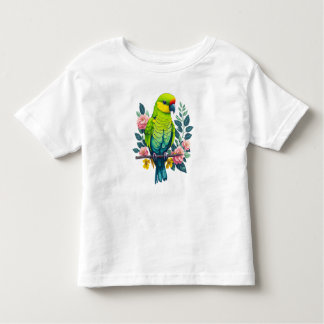 green parrot tshirt
