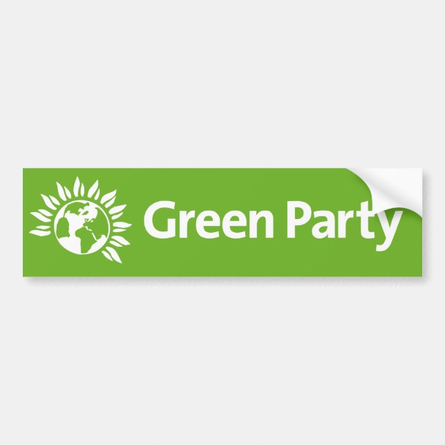 Green Party of England and Wales Bumper Sticker (Front)