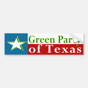 Green Party of Texas Bumper Sticker
