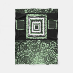 green pasley custom fleece blanket