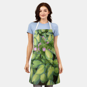 Green Passion Flower Botanical Apron   Tropical Fl