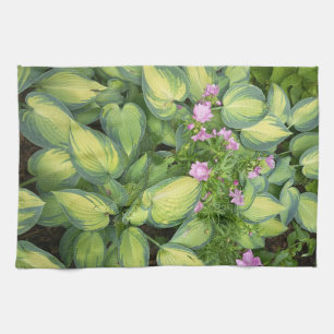 Green Passion Flower Botanical Kitchen Towel Tro