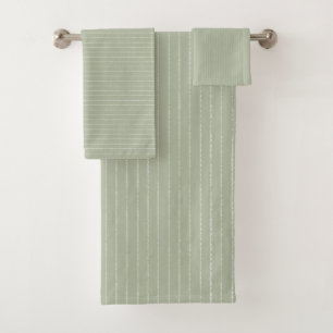 Green pastel. bath towel set