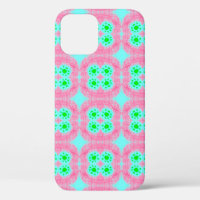 Green pastel cover, tribal ikat print. Modern styl