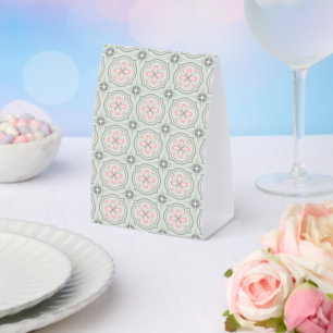 Green Pastel Floral Tiles