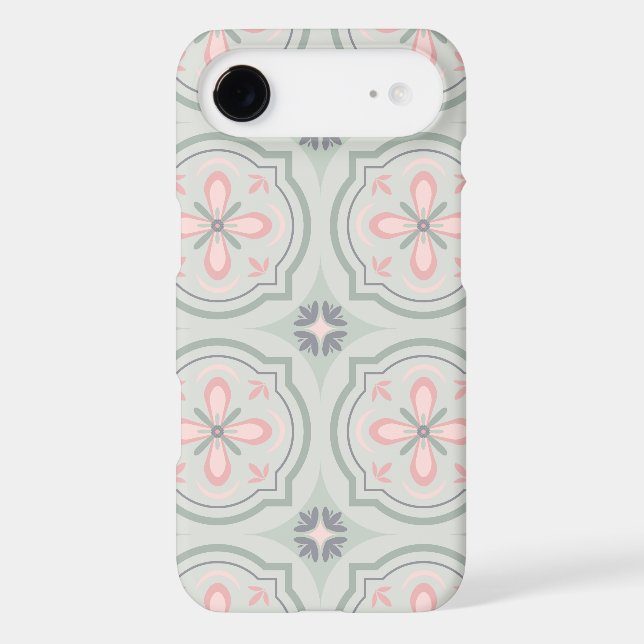 Green Pastel Floral Tiles (Back)