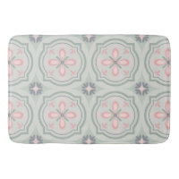 Green Pastel Floral Tiles