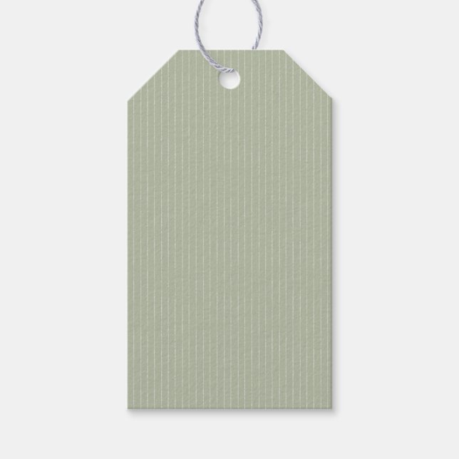 Green pastel.  gift tags (Front)