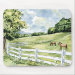 Green Pastures Ranch Horses Mouse Pad<br><div class="desc">Green Pastures Ranch Horses</div>