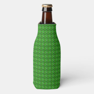 Green Pattern Bottle Cooler