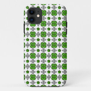 Green Pattern iPhone 11 Case