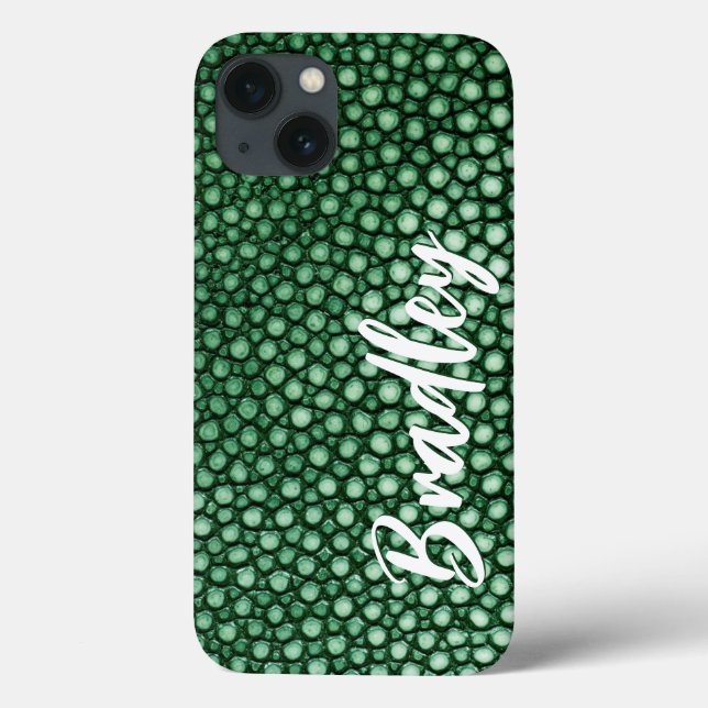 Green Pattern Case-Mate iPhone Case (Back)