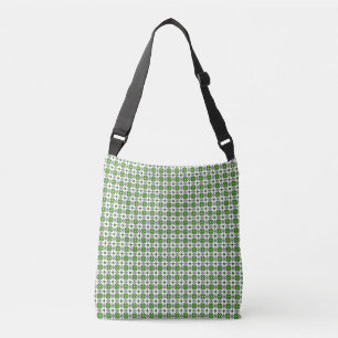 Green Pattern Crossbody Bag