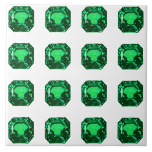 Green Pattern Emerald Ceramic Tile