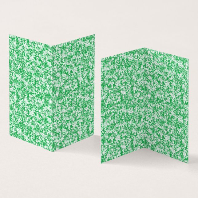 Green Pattern Folded Cards | Modern Minimalist Des (Inside and Outside)
