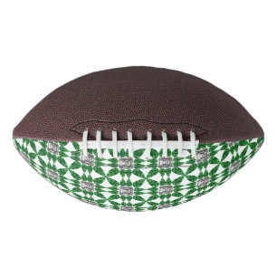 Green Pattern Football