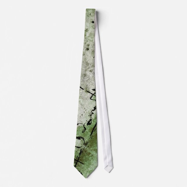 Green Pattern Tie (Front)