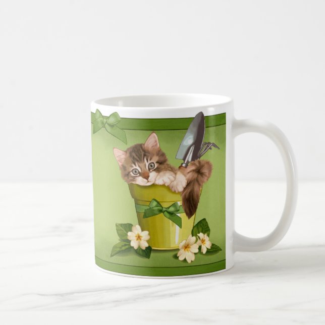 Green Paws Coffee Mug (Right)