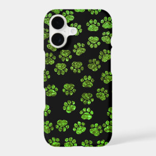 Green Paws, Glitter Paws, Green Glitter, Dog Paws