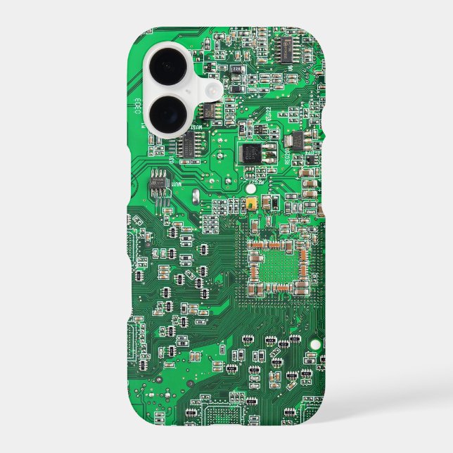 Green PCB Circuit Board Design for IT Pros (Back)