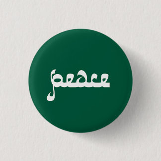 Green Peace 3 Cm Round Badge