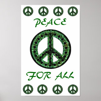 green peace for all poster