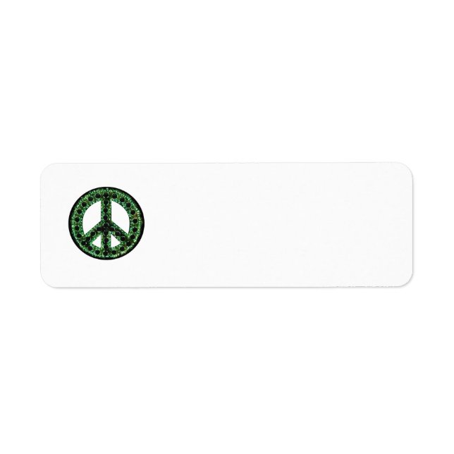 Green Peace Return Address Label (Front)