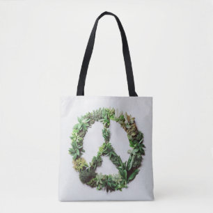 Green Peace Tote Bag