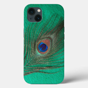 Green Peacock Feather iPhone 6 case