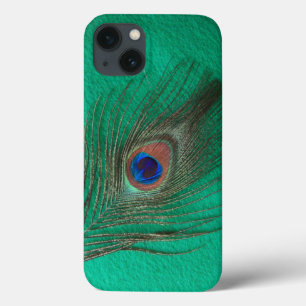 Green Peacock Feather iPhone 7 case