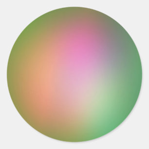 Green Pearl Classic Round Sticker