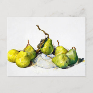 Green pears by Charles Demuth Postcard