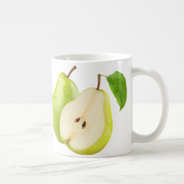 Green pears coffee mug (Right)