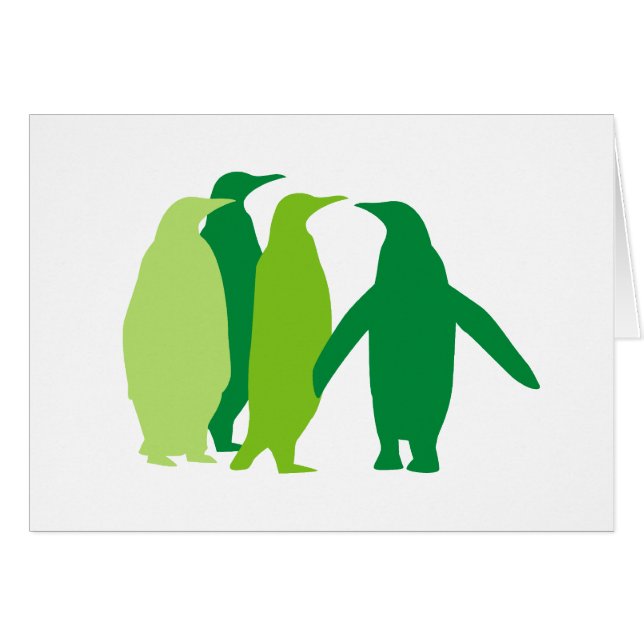 Green Penguins (Front Horizontal)