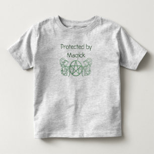 Green pentacle with flourishes toddler T-Shirt