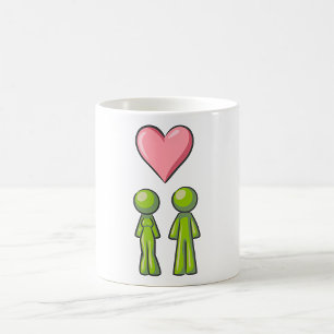 Green People Love Coffee Mug