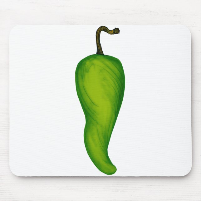 Green Pepper Mouse Pad (Front)