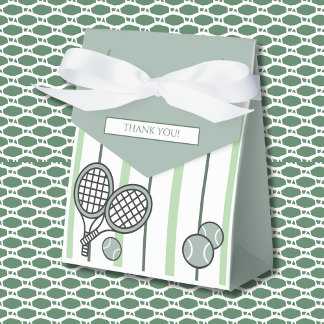 Green Perfect Match Tennis Couples Bridal Shower Favour Box