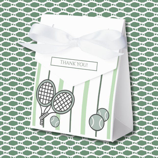 Green Perfect Match Tennis Couples Bridal Shower Favour Box (Creator Uploaded)