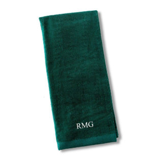 Green Personalised Golf Towel