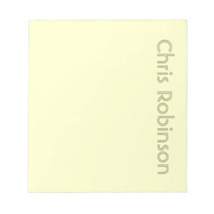 Green Personalised Notepad