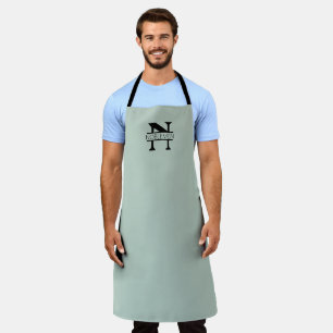 Green Personalized Monogram Apron